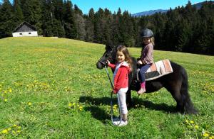 kinder mit pony